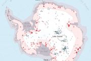 85 new subglacial lakes detected below Antarctica