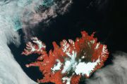 Earth from Space: Cloud-free Iceland