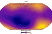 Swarm reveals growing weak spot in Earth’s magnetic field