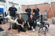 Training robots from space