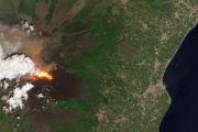 Mount Etna erupts
