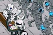 Humanoid robot says not aiming to 'replace human artists'