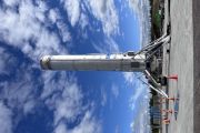Themis stands on the launch pad