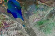 Earth from Space: Alakol, the multicoloured lake