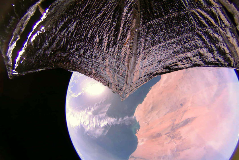 Northwest Africa from LightSail 2