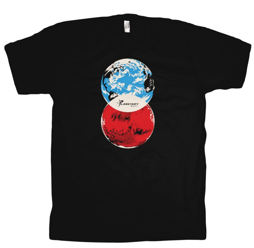 Earth-Mars Venn Diagram T-shirt